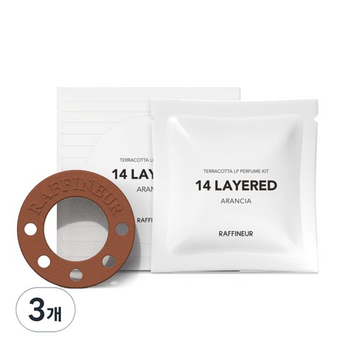 라피네르 테라코타 LP 퍼퓸 키트 24g, 아란치아, 24ml, 3개