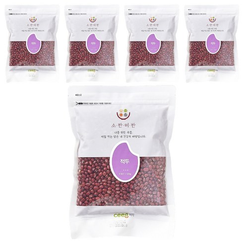 씨익 소반미반 적두, 500g, 5개