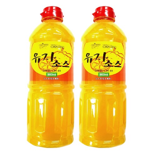 이엔푸드 유자소스, 900ml, 2개