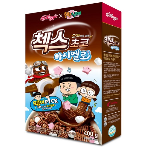 오곡으로 만든 첵스초코 마시멜로, 400g, 1개입
