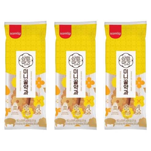 삼립 미니 꿀약과, 70g, 3개