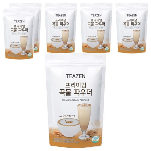 티젠 프리미엄 곡물 파우더, 1개입, 6개, 500g