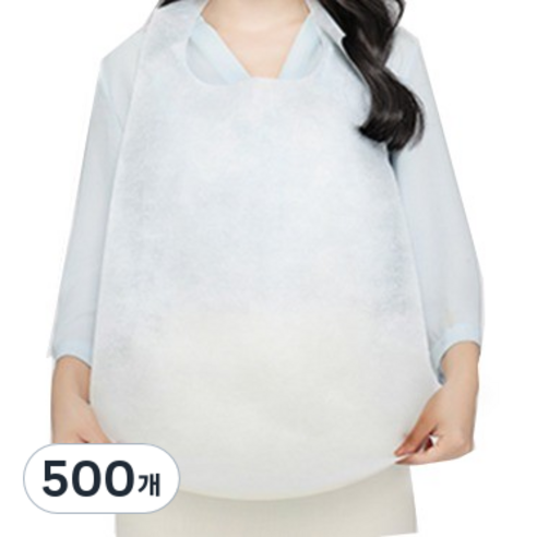 소프런 SHARP 일회용 앞치마, 화이트, 500개