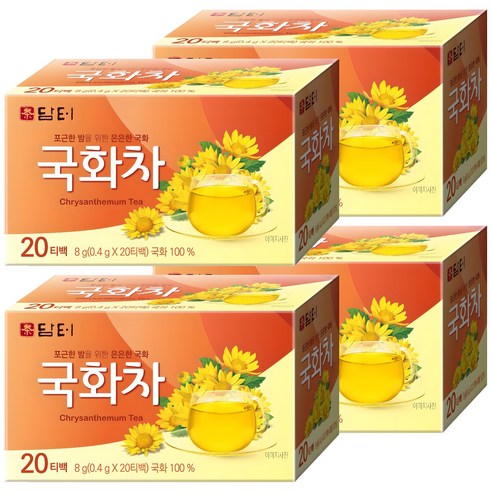 담터 국화차, 0.4g, 20개입, 4개