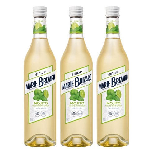 마리브리자드 모히또 민트 시럽, 700ml, 3개