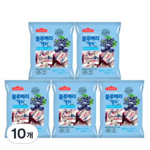 일광제과 블루베리 젤리, 150g, 10개