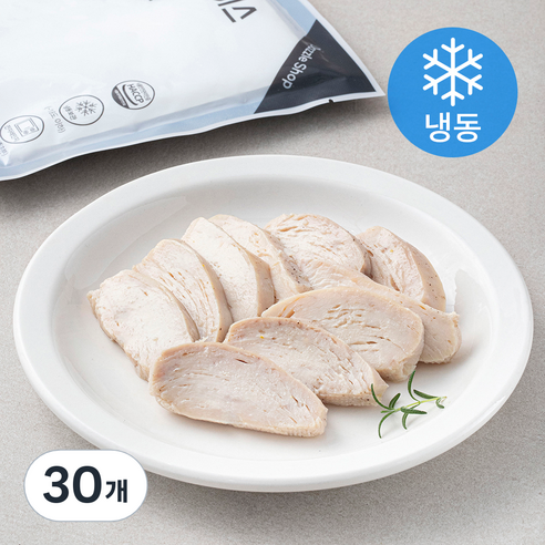다즐샵 스팀 슬라이스 닭가슴살 그릴맛 (냉동), 100g, 30개