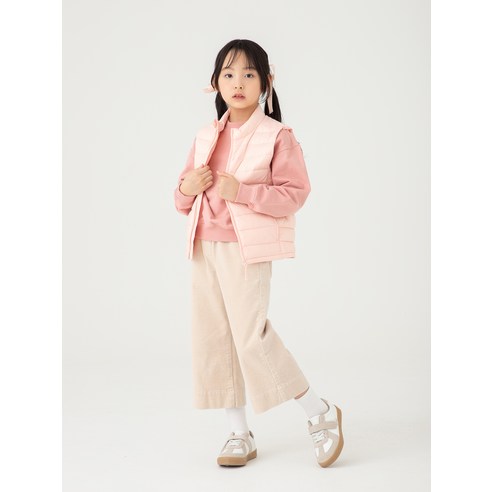롤리트리 아동 경량 덕 다운 베스트