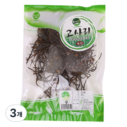 숲자연애 건고사리, 40g, 3개