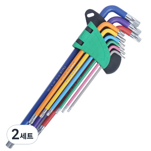 OON 롱타입 별 렌치 9종 세트, 2세트