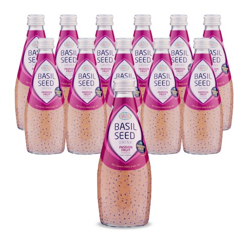 웰 바질 시드 패션푸르트 주스, 290ml, 12개