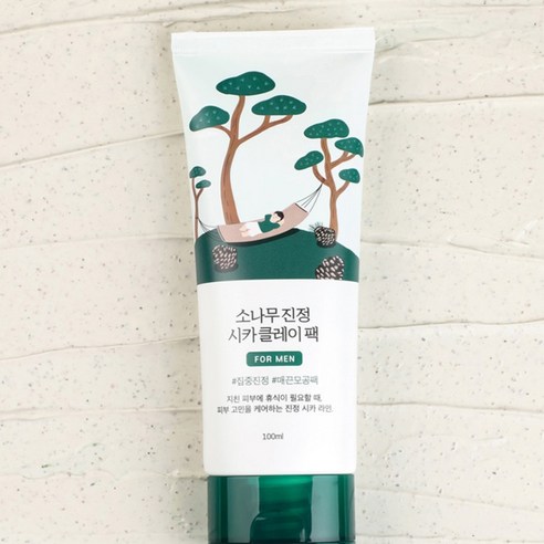 라운드랩 포 맨 클레이 팩으로 남성 피부, 이제 깨끗하고 건강하게!