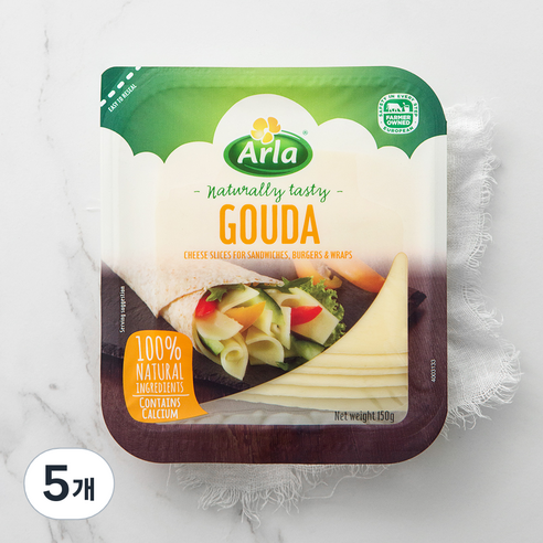 알라 고다 슬라이스, 150g, 5개