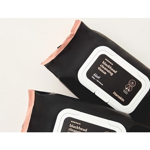 블랙헤드 제거에 필수적인 한스킨 블랙헤드 클렌징티슈