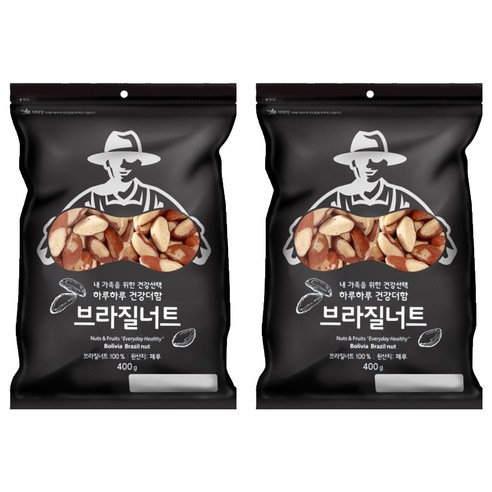 넛츠팜 브라질너트, 400g, 2개