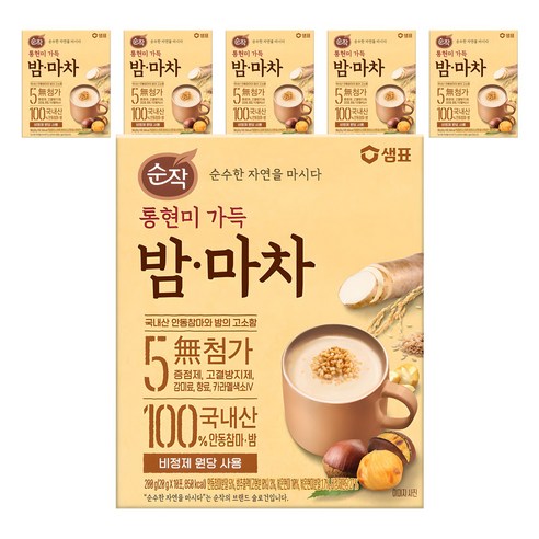 순작 통현미 가득 밤마차, 20g, 10개입, 6개