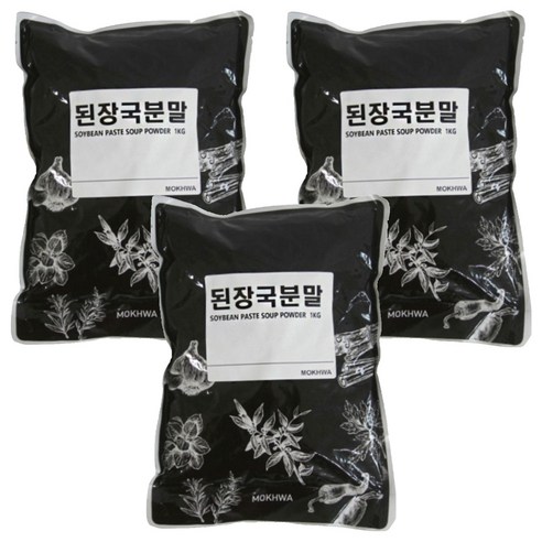 딜리셔스마켓 된장국 분말, 1kg, 3개