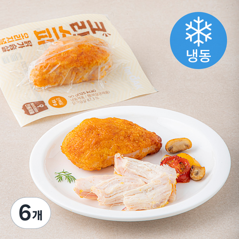아임닭 크리스피 닭가슴살 오리지널 (냉동), 90g, 6개