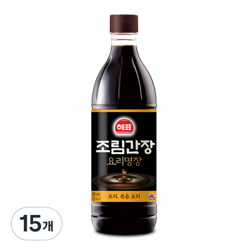 해표 조림간장, 930ml, 15개