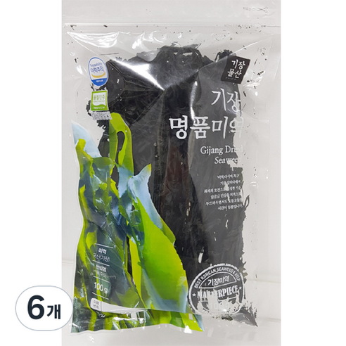 기장물산 기장 미역, 100g, 6개