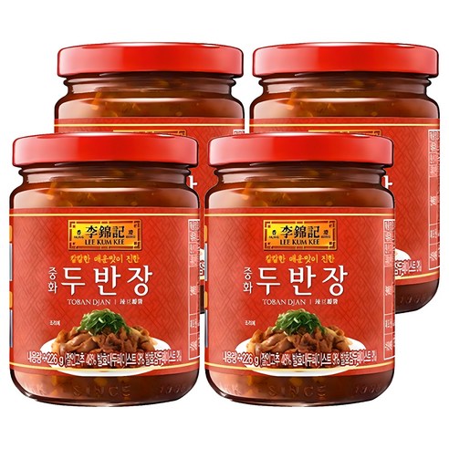 오뚜기 이금기 중화 두반장소스, 226g, 4개