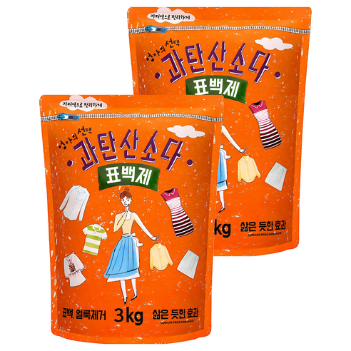 엄마의선택 과탄산소다 표백제, 3kg, 2개
