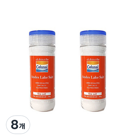 셀루살 안데스 고운소금, 180g, 8개