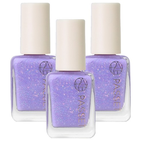 파셋 셀럽 네일 폴리쉬 매니큐어, 55 프리티퍼플, 7ml, 3개