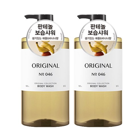 해피바스 오리지널 컬렉션 바디워시 오리지널향, 910g, 2개