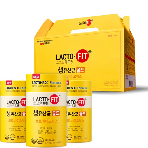 락토핏 생유산균 골드 5X 선물세트, 300g, 1세트
