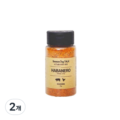 시즈닝톡 하바네로 시즈닝, 2개, 90g