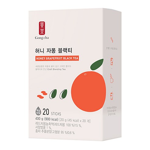 공차 허니자몽블랙티, 20g, 20개입, 1개