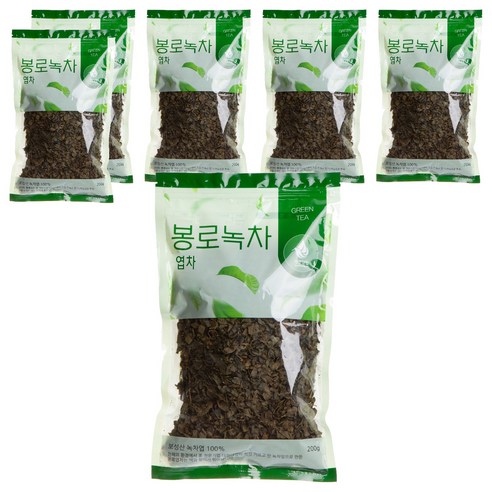 대한다업 봉로녹차 엽차, 200g, 1개입, 6개