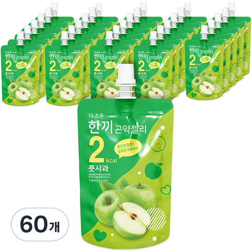 더 조은 한끼 곤약젤리 풋사과, 150ml, 30개