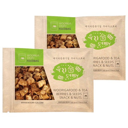 우리가스토리 롤 바나나칩, 500g, 2개