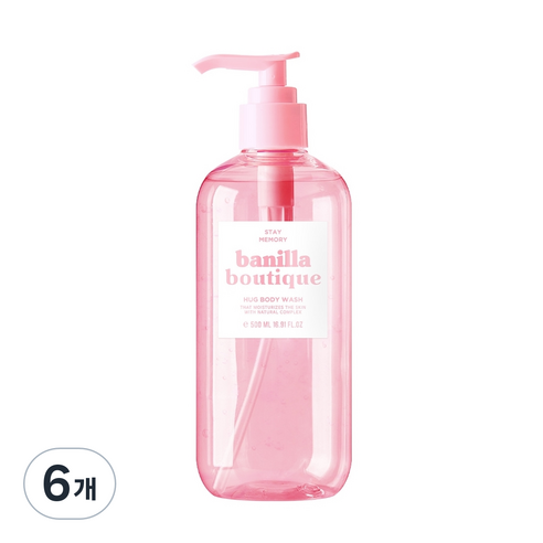 마녀공장 바닐라 부티크 허그 퍼퓸 바디워시, 500ml, 6개