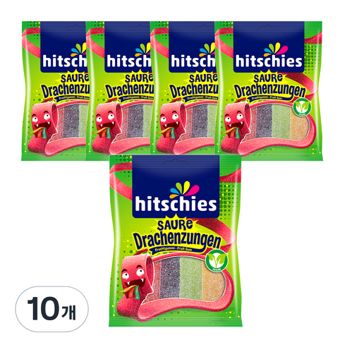 히츨러 히치스 사우어 드라헨 구미, 125g, 10개