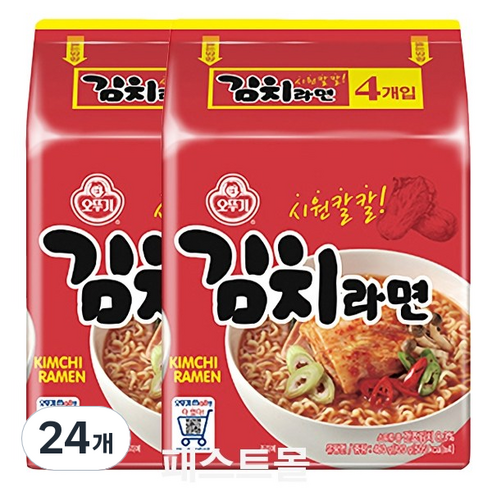 오뚜기 김치라면, 24개