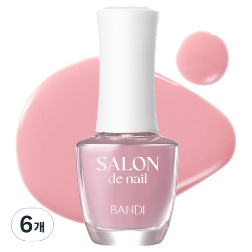 반디 살롱드네일, 7ml, SH109 로지무스, 6개