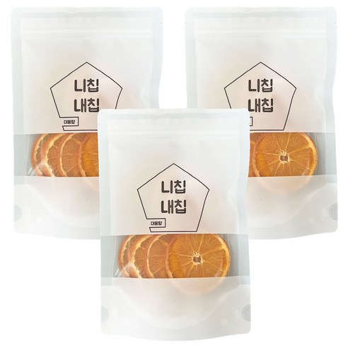 니칩내칩 건조 오렌지, 40g, 3개