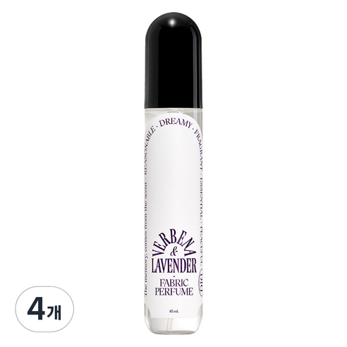 오디드 패브릭 퍼퓸 섬유탈취제 버베나라벤더, 4개, 85ml