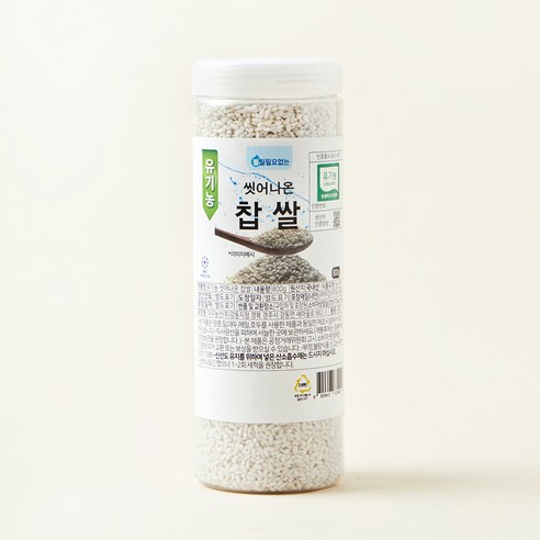대구농산 유기농 씻어나온 찹쌀, 800g, 1통