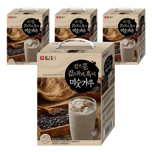 담터 검은콩 검은참깨 흑미 미숫가루, 20g, 160개