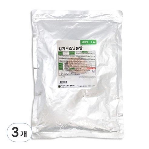 김치 시즈닝 분말, 1kg, 3개