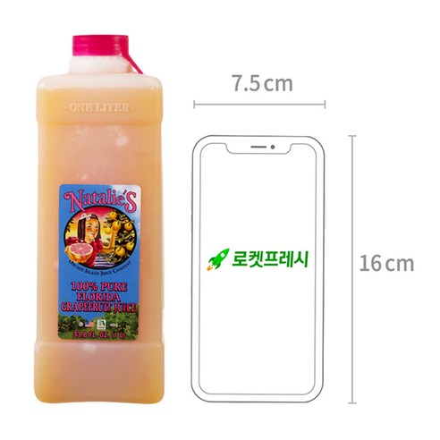 나탈리스 자몽 주스 (냉동), 1L, 1개