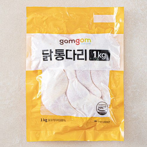 곰곰 닭 통다리 1kg, 4개입