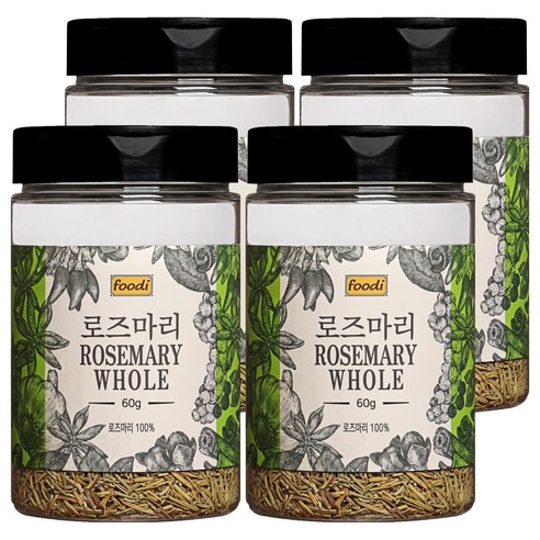 foodi 로즈마리, 60g, 4개