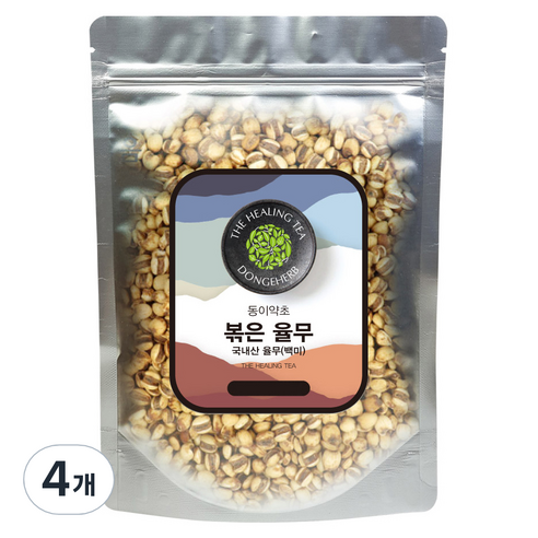 동이약초 국내산 볶은 율무, 150g, 4개