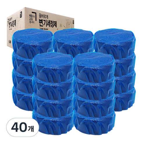 올청 변기 세정제, 45g, 40개
