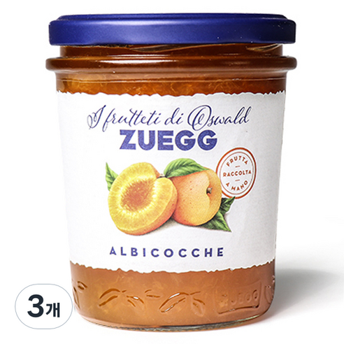 주에그 살구잼, 3개, 320g